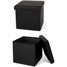 tavora Sitzbank Faltbar Schwarz 38 x 38 x 38 cm