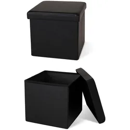 tavora Sitzbank Faltbar Schwarz 38 x 38 x 38 cm