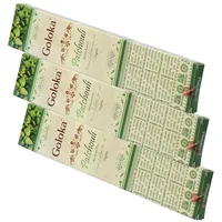 Nklaus 3X Goloka Patchouli Räucherstäbchen 45g – Handgerolltes Räucherwerk