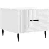 vidaXL Couchtisch mit Schubladen Weiß 49 x 50 x 40 cm Holzwerkstoff
