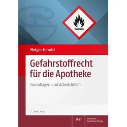 Gefahrstoffrecht für die Apotheke Buch 1 St