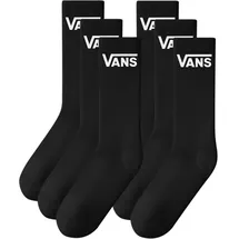 Vans Classic Crew Socken 6 Paare Schwarz 42,5-47