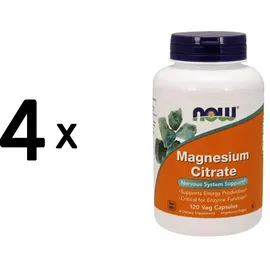 NOW Foods Magnesium Citrate 400 mg Kapseln 120 St.