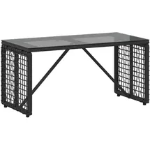 vidaXL Gartentisch 80 x 40 x 40 cm Schwarz