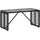 vidaXL Gartentisch 80 x 40 x 40 cm Schwarz