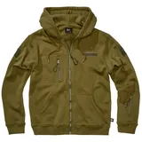 Brandit Textil Brandit Tactical Sweat Jacket oliv, Größe XXL