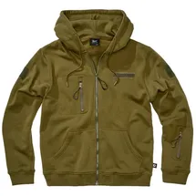 Brandit Textil Brandit Tactical Sweat Jacket oliv, Größe XXL