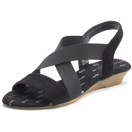 VIVANCE Sandalette »Sommerschuh, Sandale,«, schwarz