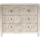 Kare Kommode 108 x 88 x 38 cm Silber