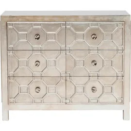 Kare Kommode 108 x 88 x 38 cm Silber