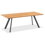 Niehoff Noah Gartentisch 160 x 95 x 76 cm Teak gebürstet/braun