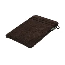 VOSSEN Vienna Style Supersoft Waschhandschuh 16 x 22 cm dark brown