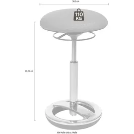 TOPSTAR Sitness High Bob grün/alu poliert