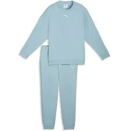 Puma Kinder Anzug Loungewear Oversized Sweat Suit TR G, Größe 140 in Blau Seafoam