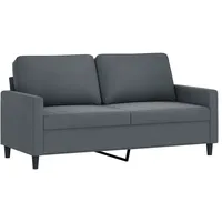 vidaXL 2-Sitzer-Sofa Dunkelgrau 140 cm Samt -