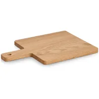 Zeller Schneide-/Servierbrett mit Griff, Eiche, 33x 23x1,5cm