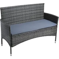 Estexo Gartenbank 48 x 86 x 48 cm Grau