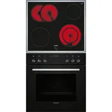 Siemens EQ411TAAB iQ100 (Backofen), iQ300 (Kochfeld), Einbauherdset (Elektrokochfeld, A, 66 l)