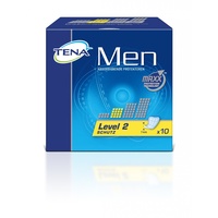 Tena Men Level 2, Einlagen für Männer mit leichter bis mittlerer Blasenschwäche/Inkontinenz, 6er Pack (6 x 10 Stück)