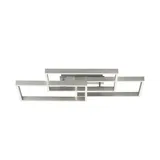 Paul Neuhaus Deckenleuchte - silber ¦ Maße (cm): B: 82 H: 15 T: 50.0