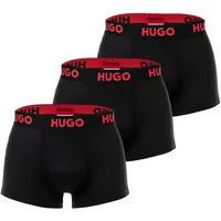 Hugo Herren Trunk TRIPLET NEBULA«, (3 St., 3er-Pack), mit elastischem Logobund HUGO Underwear Black_001