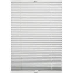 Plissee "Thermo Plissee Ella", weiß, B:60cm H:130cm, Obermaterial: 100% Polyester, SCHÖNER WOHNEN-KOLLEKTION, Plissees, verschraubt, energiesparend, Thermo Rückseite