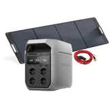 EcoFlow Set Delta 3 Plus Powerstation und 200 Watt Solarmodul 0% MwSt nach §12 Abs. 3 UstG