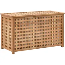 vidaXL Wäschetruhe 77,5×37,5×46,5 cm Walnuss Massivholz