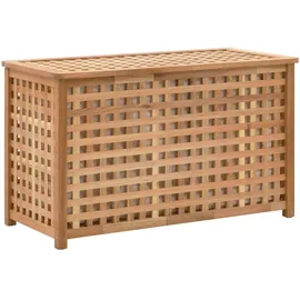 vidaXL Wäschetruhe 77,5×37,5×46,5 cm Walnuss Massivholz