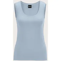 Madeleine Tanktop mit breiten Trägern in bleu | Gr.: 42