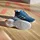 adidas Novaflight 2 Indoor Schuh - blau, 42 2/3