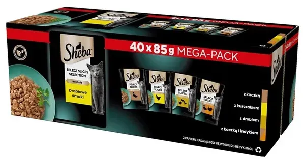 Sauce Collection Poultry flavors collection - wet cat food - 40x85 g