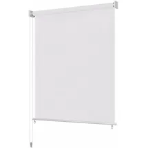 vidaXL Außenrollo 100 x 230 cm Weiß