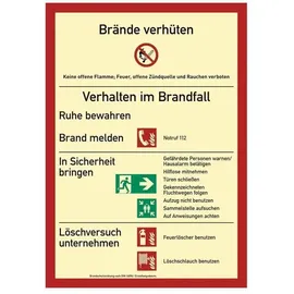 schilderfabrikation moedel gmbh Brandschutzzeichen DIN EN ISO 7010 21 x 29,7 cm