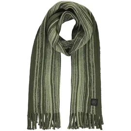 Lerros Mehrfarbig-gestreifter Herrenschal - nordic olive, - PCK