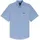Boss Green Kurzarmhemd "Motion S", Herren, Gr. XL, N-Gr, blau (light, pastel blau459), Jersey, Obermaterial: 100% Baumwolle, gestreift, regular fit normal, Rundhals, abgesteppte Kante, Hemden, Regular Fit, Button-down-Kragen, Kurzarm, Logo-Stickerei