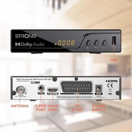 Strong Srt8250 (DVB-T2), TV Receiver,