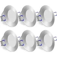 Linovum WEEVO Bad Einbau LED Spots 6er Set dimmbar