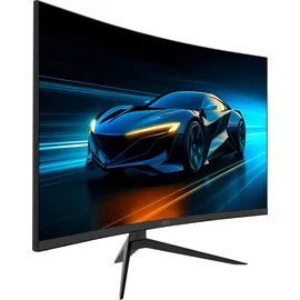 Odys Gaming Monitor XP32-X - 32 Zoll (80 cm), Curved (1500R), 180 Hz, WQHD (2.560x1.440 px), 1 ms Reaktionszeit (MPRT), HDR, FreeSync/G-Sync komp., Eye Care, HDMI, DP, 3,5mm Audio