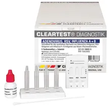Servoprax Cleartest Adenovirus RSV INFLUENZA A+B