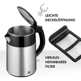 Zwilling 1,25 l Schwarz/Silber