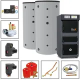 Solarbayer Holzvergaserset BioX 25 - 1A Variante A mit 2xSLS-800 Pufferspeicher