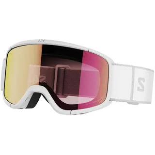 Salomon Aksium 2.0 S Junior-skibrille - White - Ruby/CAT 2