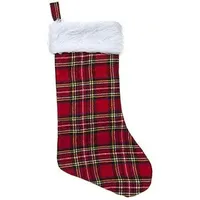 Toyland Weihnachtsstrumpf mit Fellbesatz, 45,7 cm