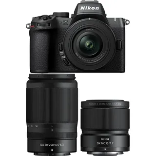 Nikon Z50 II + DX 16-50 VR + 50-250 VR + Gratis Rollei Fotoliner Fotorucksack M