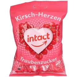 intact Traubenzucker Beutel Kirsch-Herzen