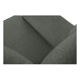 Konsimo Ohrensessel Miles Webstoff 82 x 105 x 97 cm Grau