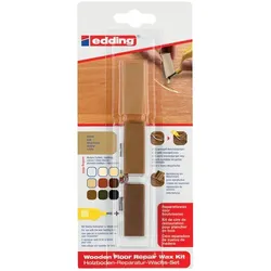Edding HolzbodenReparaturWachsset 8902 eiche 3 Hartwachse zum Ausbessern von Be- 4004764897124 Edding