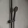 Badplaats Samar Duschsystem Duscharmatur Mat Schwarz 26x71x8