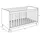 Betten-ABC Bubema Babybett Lino höhenverstellbar, Farbe: natur/weiß, Größe: 70 x 140 cm